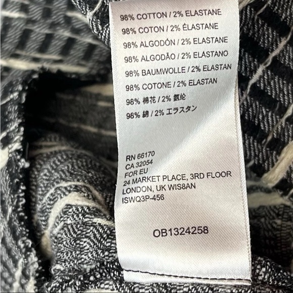 Free People Fine Line Slim Flared Pants Sz XS Pull On High Rise Boho Beach Retro - Picture 15 of 15